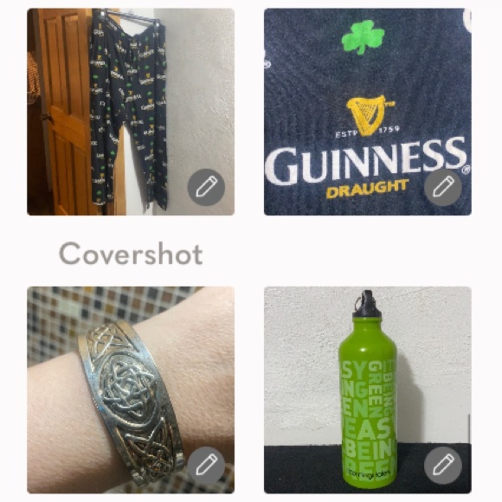 Guinness☘️pant XL 40-42+Bloomingdale’s🍾9”+Adj Irish Cuff Bracelet 2.5x1.75d